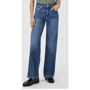 Paige Sasha petite Wide Leg Jean COLOR- MODERNISM Sz 28 (New)$259 retail